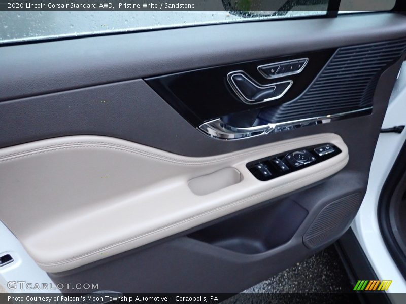 Pristine White / Sandstone 2020 Lincoln Corsair Standard AWD