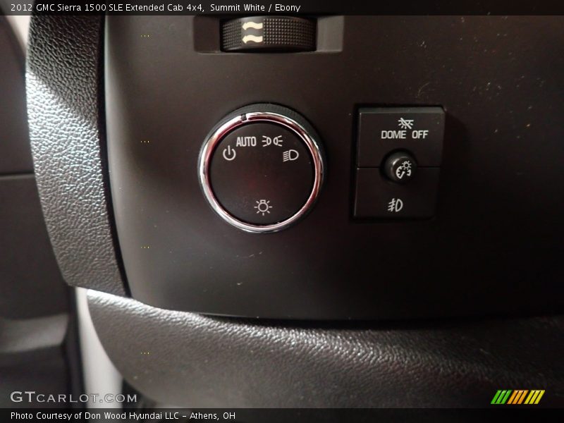 Summit White / Ebony 2012 GMC Sierra 1500 SLE Extended Cab 4x4