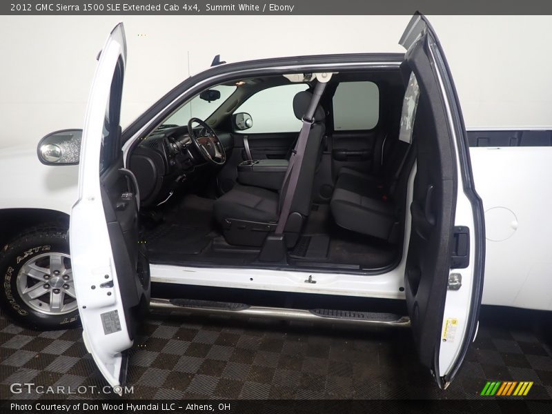 Summit White / Ebony 2012 GMC Sierra 1500 SLE Extended Cab 4x4