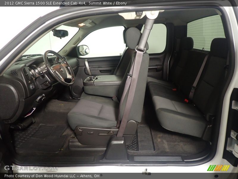 Summit White / Ebony 2012 GMC Sierra 1500 SLE Extended Cab 4x4