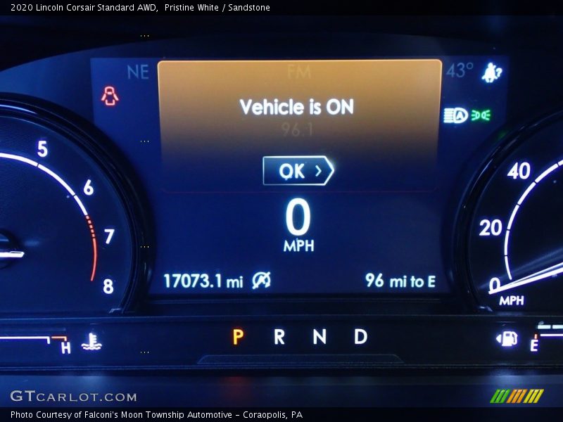 Pristine White / Sandstone 2020 Lincoln Corsair Standard AWD