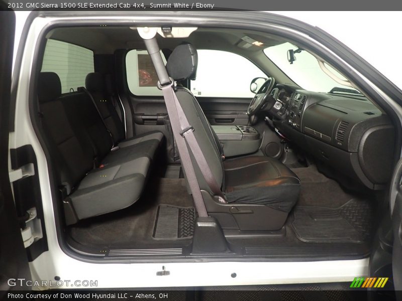 Summit White / Ebony 2012 GMC Sierra 1500 SLE Extended Cab 4x4