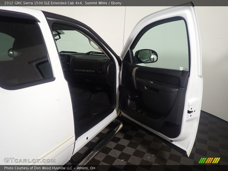 Summit White / Ebony 2012 GMC Sierra 1500 SLE Extended Cab 4x4
