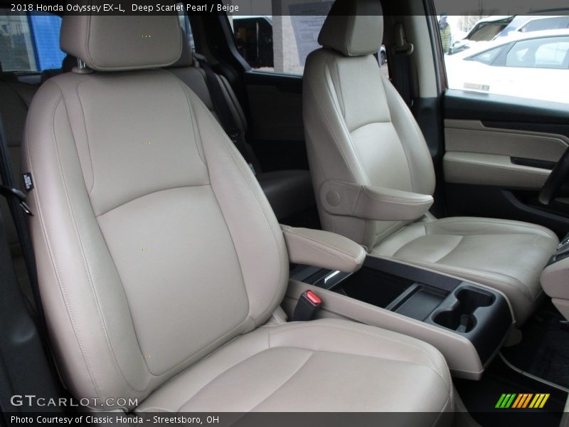 Front Seat of 2018 Odyssey EX-L