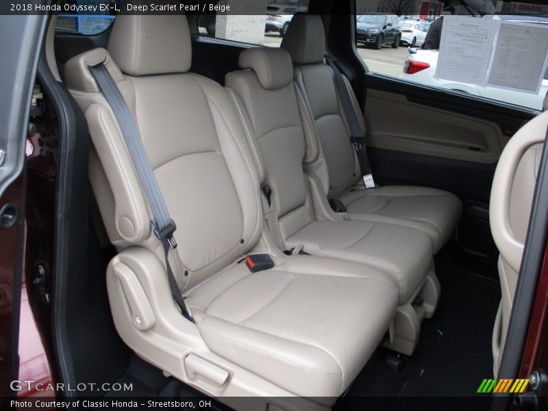 Rear Seat of 2018 Odyssey EX-L