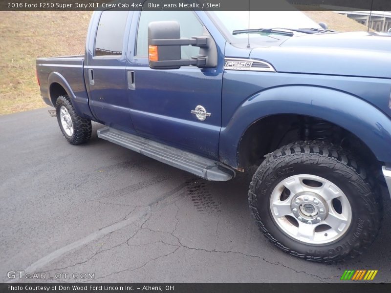 Blue Jeans Metallic / Steel 2016 Ford F250 Super Duty XLT Crew Cab 4x4