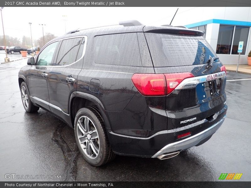 Ebony Twilight Metallic / Jet Black 2017 GMC Acadia Denali AWD