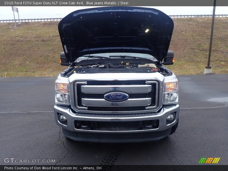 Blue Jeans Metallic / Steel 2016 Ford F250 Super Duty XLT Crew Cab 4x4