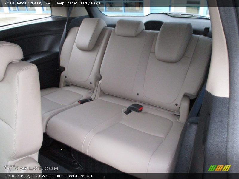Rear Seat of 2018 Odyssey EX-L