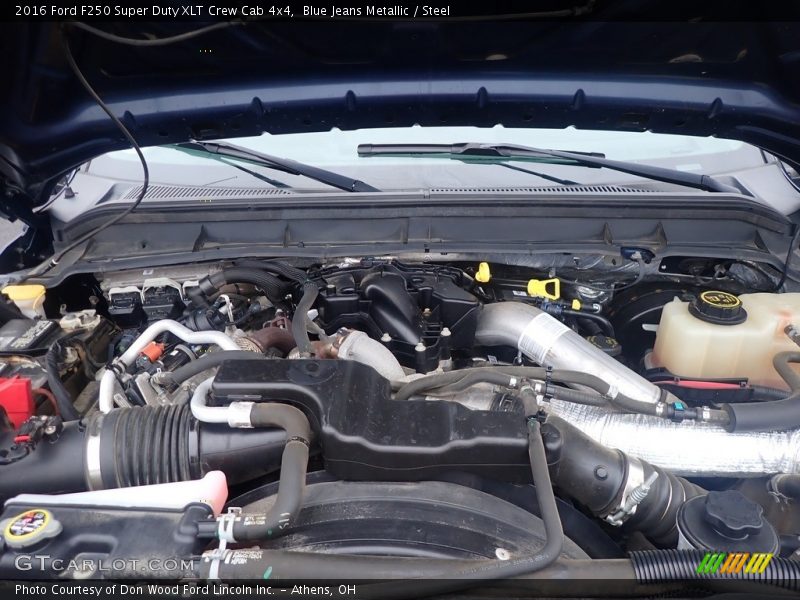 Blue Jeans Metallic / Steel 2016 Ford F250 Super Duty XLT Crew Cab 4x4