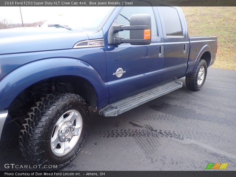 Blue Jeans Metallic / Steel 2016 Ford F250 Super Duty XLT Crew Cab 4x4
