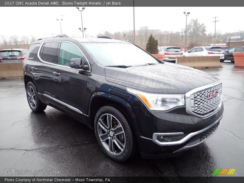 Ebony Twilight Metallic / Jet Black 2017 GMC Acadia Denali AWD