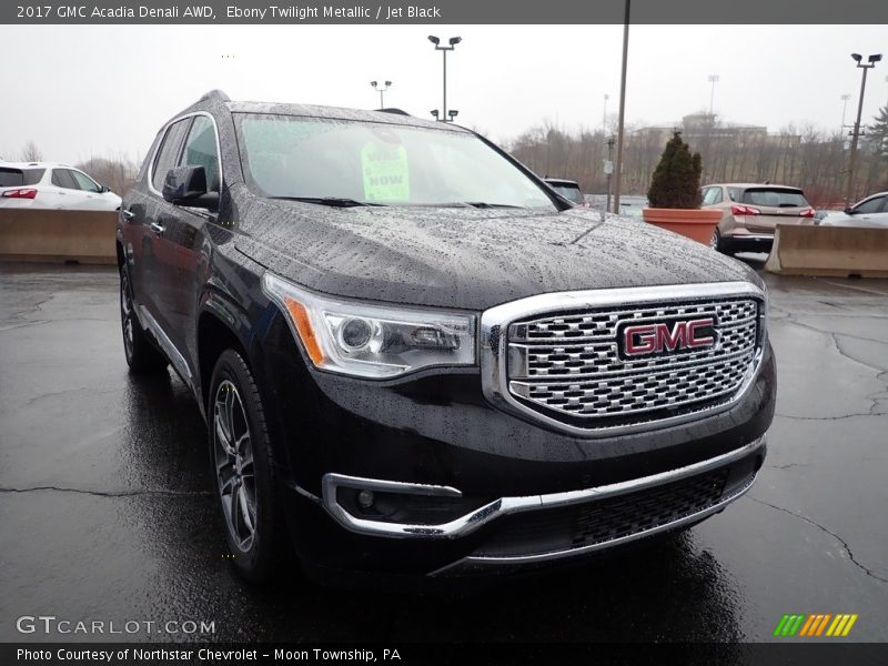 Ebony Twilight Metallic / Jet Black 2017 GMC Acadia Denali AWD