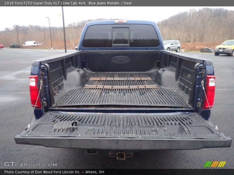 Blue Jeans Metallic / Steel 2016 Ford F250 Super Duty XLT Crew Cab 4x4