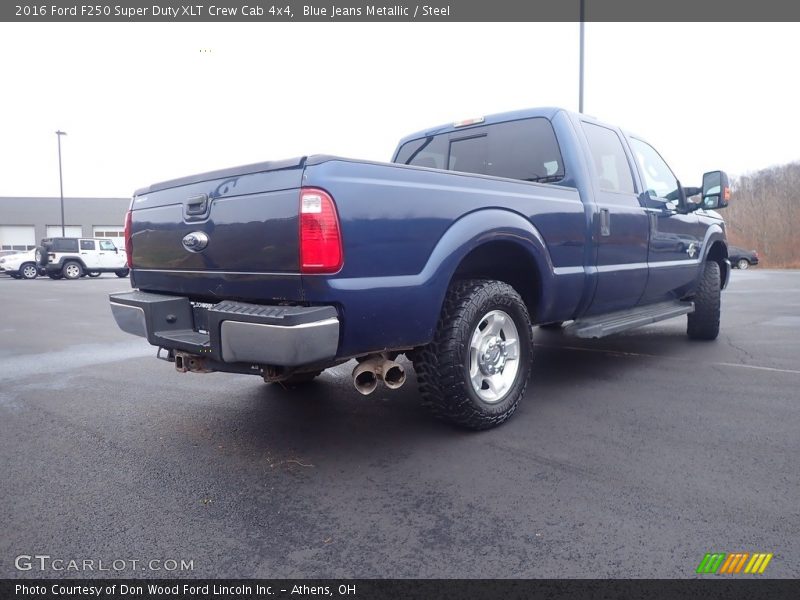 Blue Jeans Metallic / Steel 2016 Ford F250 Super Duty XLT Crew Cab 4x4
