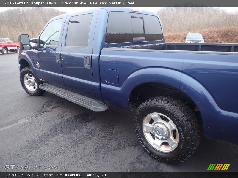 Blue Jeans Metallic / Steel 2016 Ford F250 Super Duty XLT Crew Cab 4x4