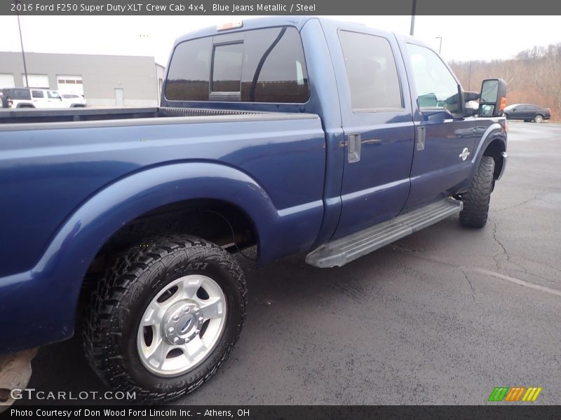 Blue Jeans Metallic / Steel 2016 Ford F250 Super Duty XLT Crew Cab 4x4