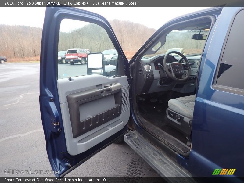 Blue Jeans Metallic / Steel 2016 Ford F250 Super Duty XLT Crew Cab 4x4