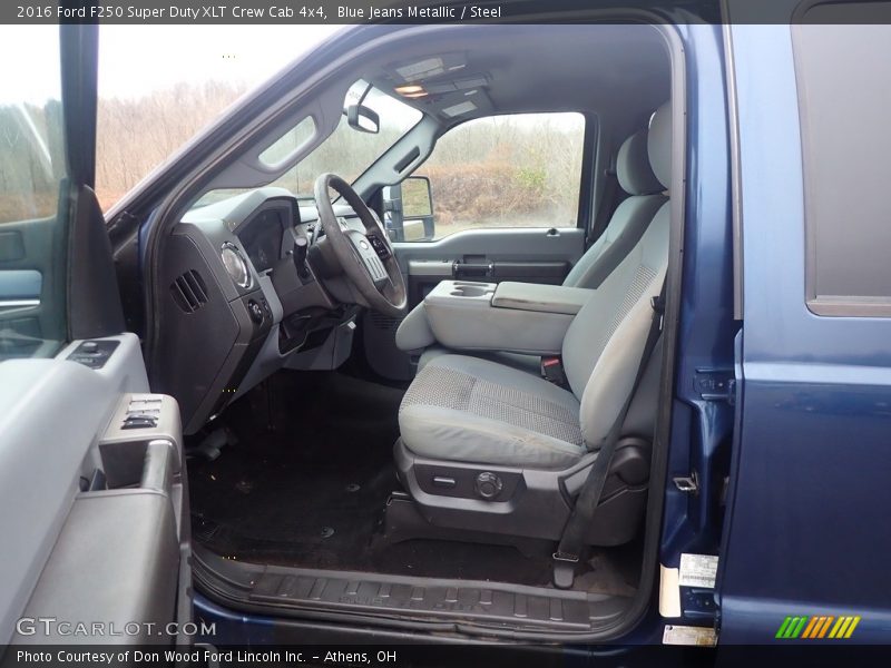 Blue Jeans Metallic / Steel 2016 Ford F250 Super Duty XLT Crew Cab 4x4