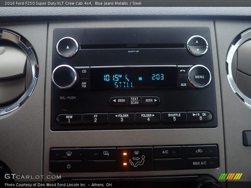 Blue Jeans Metallic / Steel 2016 Ford F250 Super Duty XLT Crew Cab 4x4