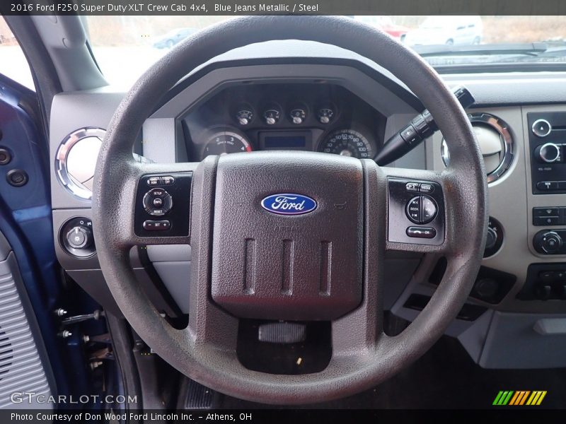 Blue Jeans Metallic / Steel 2016 Ford F250 Super Duty XLT Crew Cab 4x4