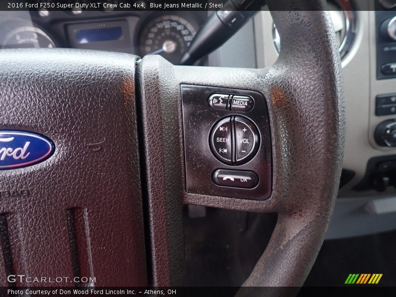 Blue Jeans Metallic / Steel 2016 Ford F250 Super Duty XLT Crew Cab 4x4