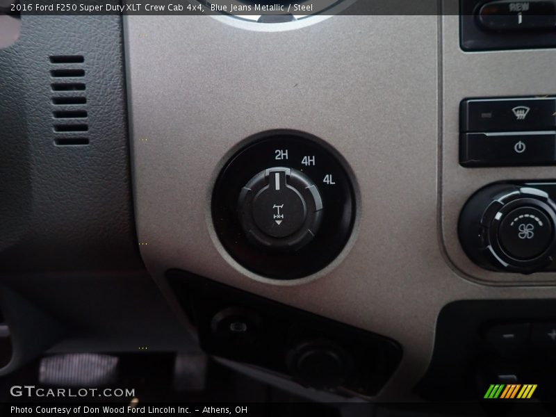 Blue Jeans Metallic / Steel 2016 Ford F250 Super Duty XLT Crew Cab 4x4