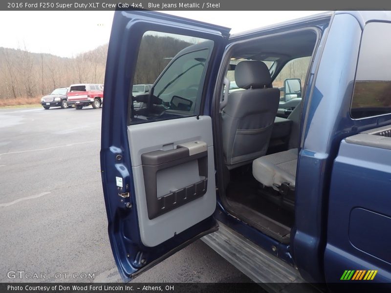 Blue Jeans Metallic / Steel 2016 Ford F250 Super Duty XLT Crew Cab 4x4