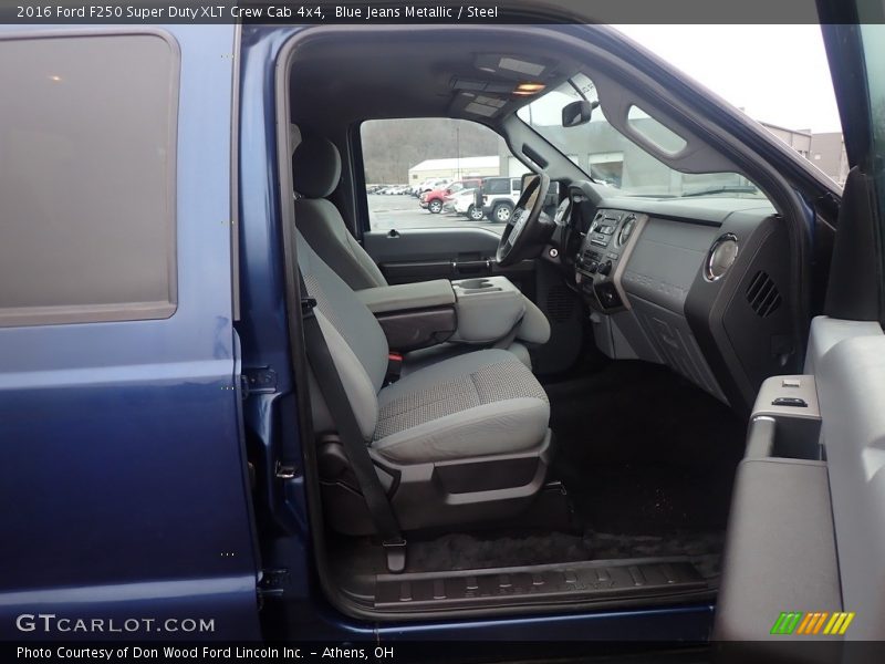 Blue Jeans Metallic / Steel 2016 Ford F250 Super Duty XLT Crew Cab 4x4