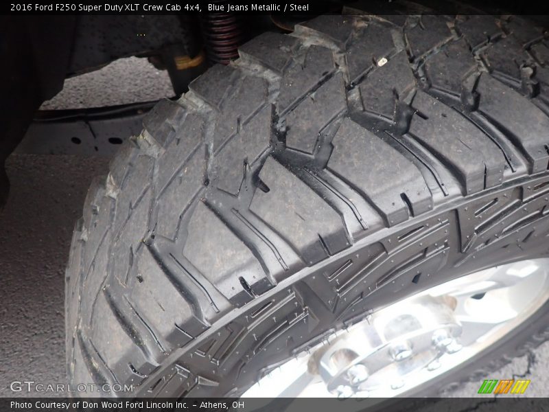 Blue Jeans Metallic / Steel 2016 Ford F250 Super Duty XLT Crew Cab 4x4