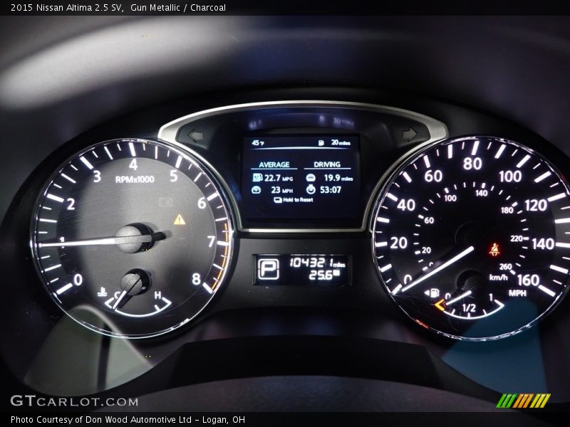 Gun Metallic / Charcoal 2015 Nissan Altima 2.5 SV