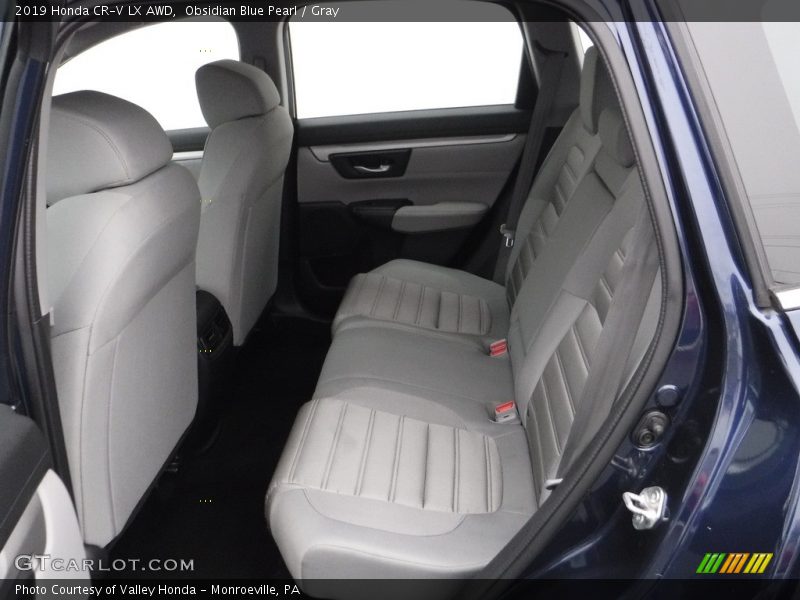 Obsidian Blue Pearl / Gray 2019 Honda CR-V LX AWD