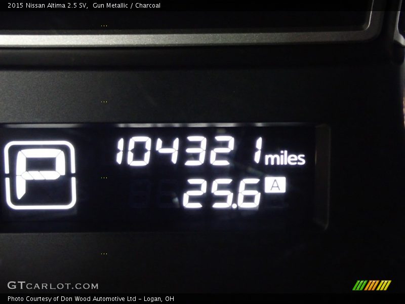 Gun Metallic / Charcoal 2015 Nissan Altima 2.5 SV