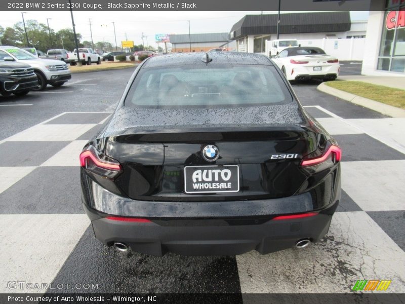 Black Sapphire Metallic / Black 2022 BMW 2 Series 230i Coupe