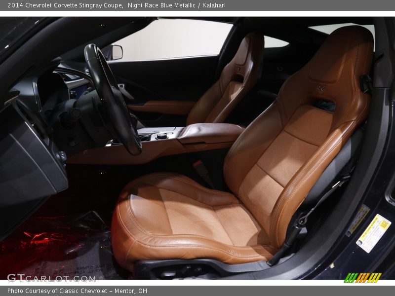 Night Race Blue Metallic / Kalahari 2014 Chevrolet Corvette Stingray Coupe