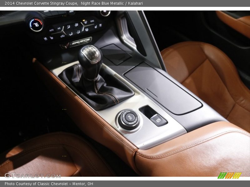 Night Race Blue Metallic / Kalahari 2014 Chevrolet Corvette Stingray Coupe