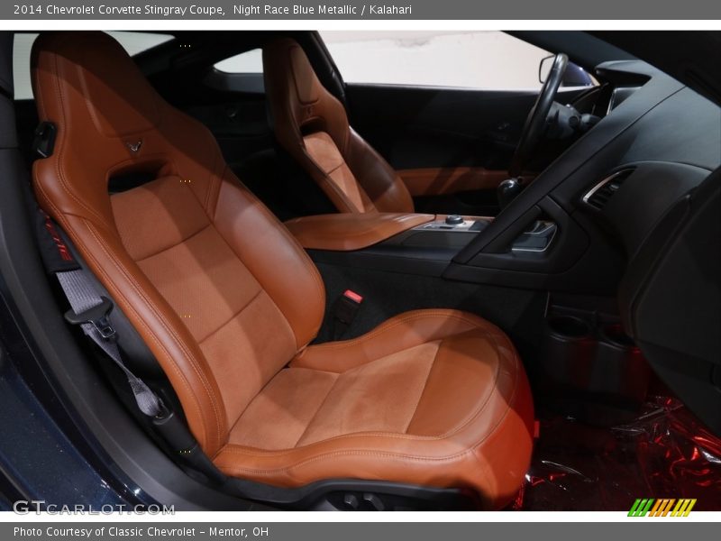 Night Race Blue Metallic / Kalahari 2014 Chevrolet Corvette Stingray Coupe