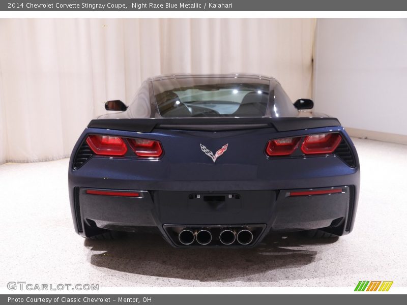 Night Race Blue Metallic / Kalahari 2014 Chevrolet Corvette Stingray Coupe