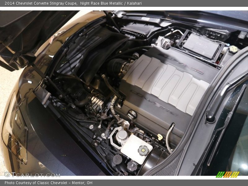 Night Race Blue Metallic / Kalahari 2014 Chevrolet Corvette Stingray Coupe