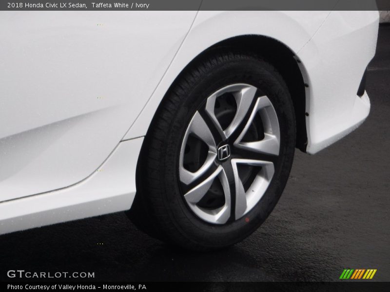 Taffeta White / Ivory 2018 Honda Civic LX Sedan