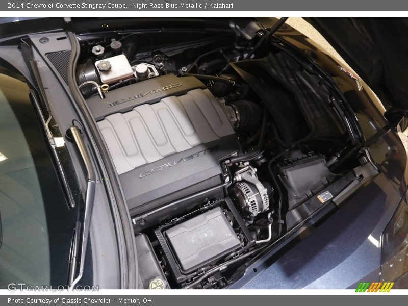 Night Race Blue Metallic / Kalahari 2014 Chevrolet Corvette Stingray Coupe