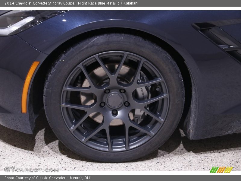 Night Race Blue Metallic / Kalahari 2014 Chevrolet Corvette Stingray Coupe