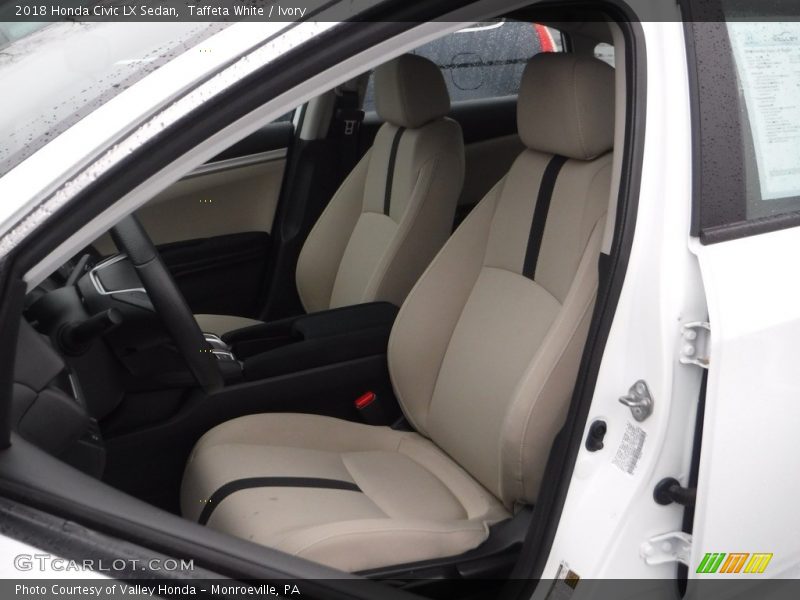 Taffeta White / Ivory 2018 Honda Civic LX Sedan