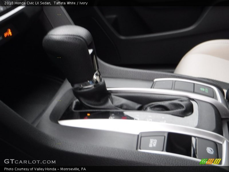 Taffeta White / Ivory 2018 Honda Civic LX Sedan