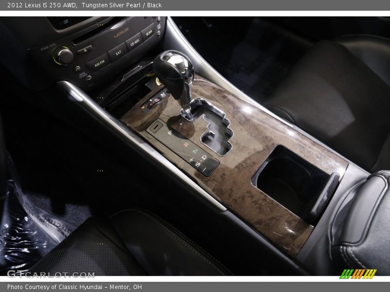Tungsten Silver Pearl / Black 2012 Lexus IS 250 AWD