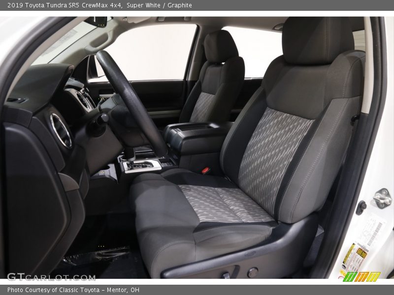 Super White / Graphite 2019 Toyota Tundra SR5 CrewMax 4x4