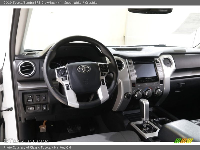 Super White / Graphite 2019 Toyota Tundra SR5 CrewMax 4x4