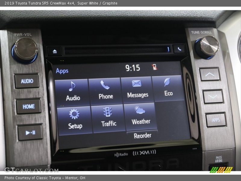 Super White / Graphite 2019 Toyota Tundra SR5 CrewMax 4x4