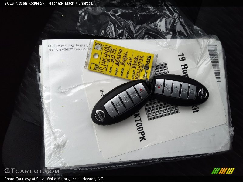 Magnetic Black / Charcoal 2019 Nissan Rogue SV