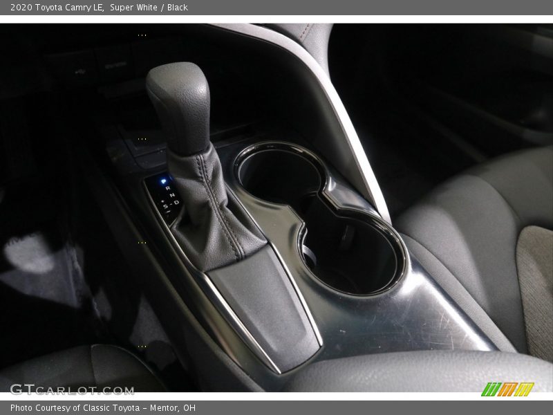 Super White / Black 2020 Toyota Camry LE